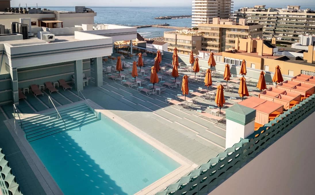 Rooftop view in Fuengirola