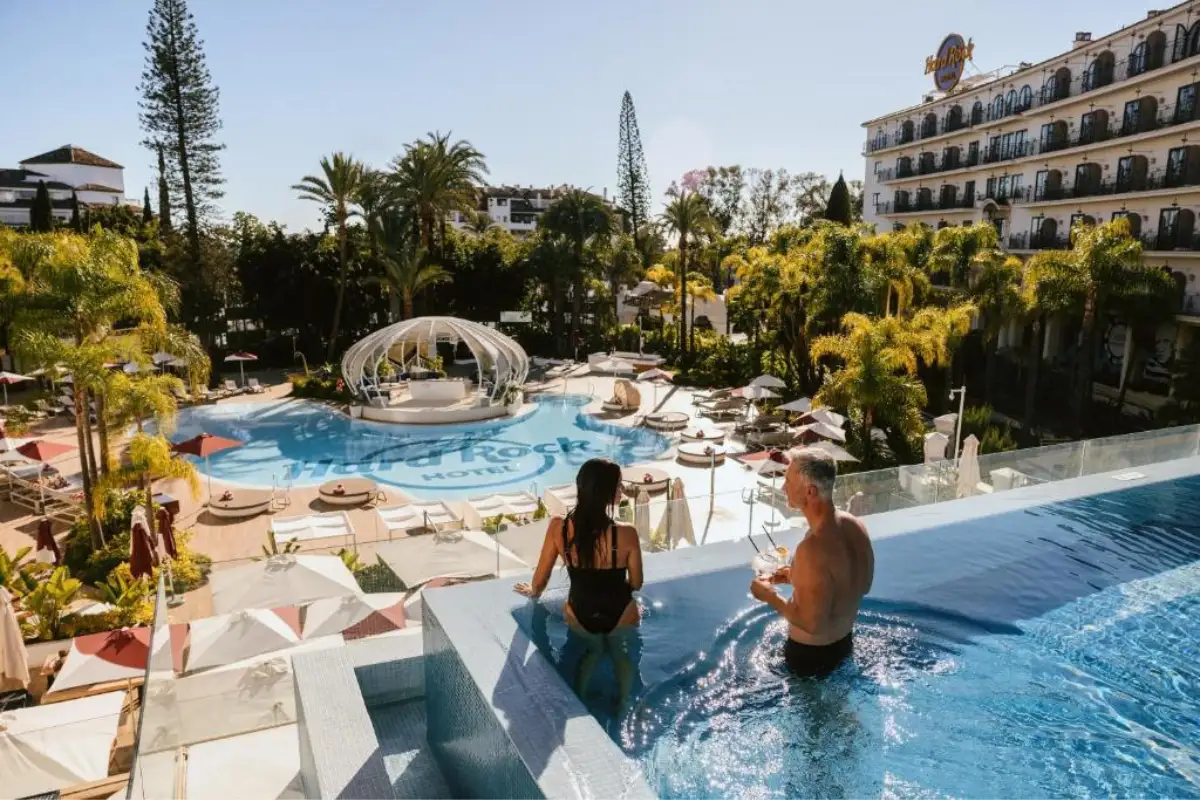 Hard Rock Hotel Pool Marbella.